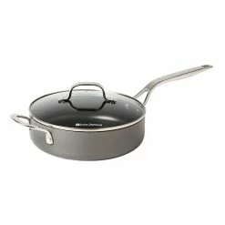 Swiss Diamond Hard Anodised Sauté Pan 24cm