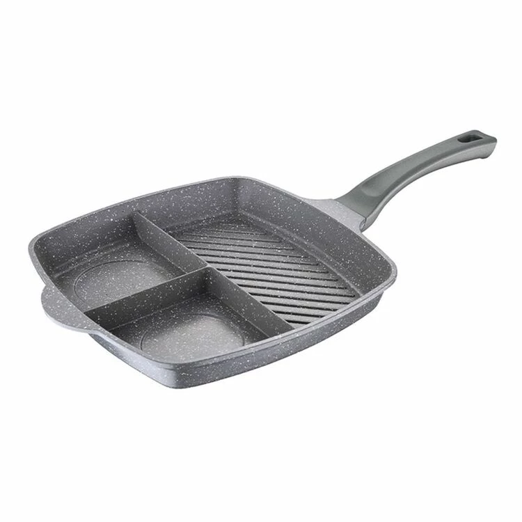 Bergner Grill Lovers Multi Grill 3 In 1 Pan 28cm 1 Bergner Grill Lovers Multi Grill 3 In 1 Pan 28cm