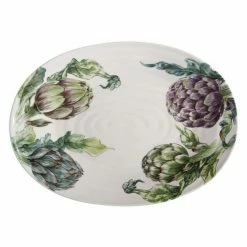 Casa Domani Carciofi Oval Platter 45 X 33 Cm