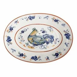 Casa Domani Gallo Oval Platter 45 X 33 Cm