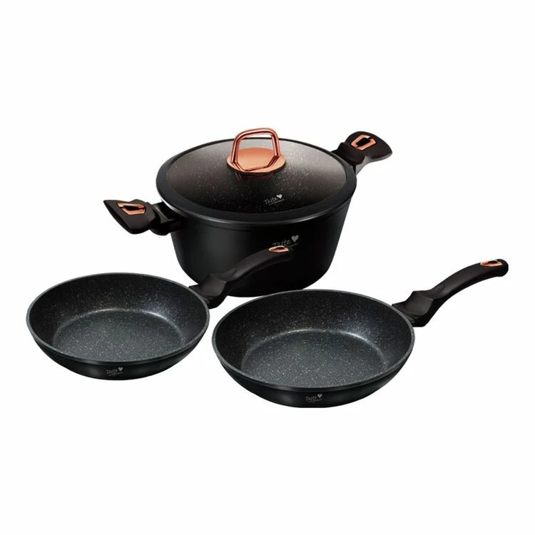 Taste The Difference Black Rose 4-Piece Cookset 1 Taste The Difference Black Rose 4-Piece Cookset
