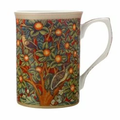 Casa Domani Will Morris Mug 300mL Red Woodpecker