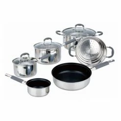 Davis & Waddell Argon 6 Piece Stainless Steel Cookset