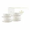 Ashdene Parisienne Amour 4-Piece Cup + Saucer Set
