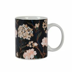 Soren White Floral Mug 4 Pack