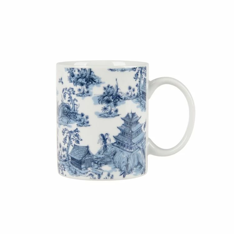 Soren Blue China Mug 4 Pack 2 Soren Blue China Mug 4 Pack - Image 2