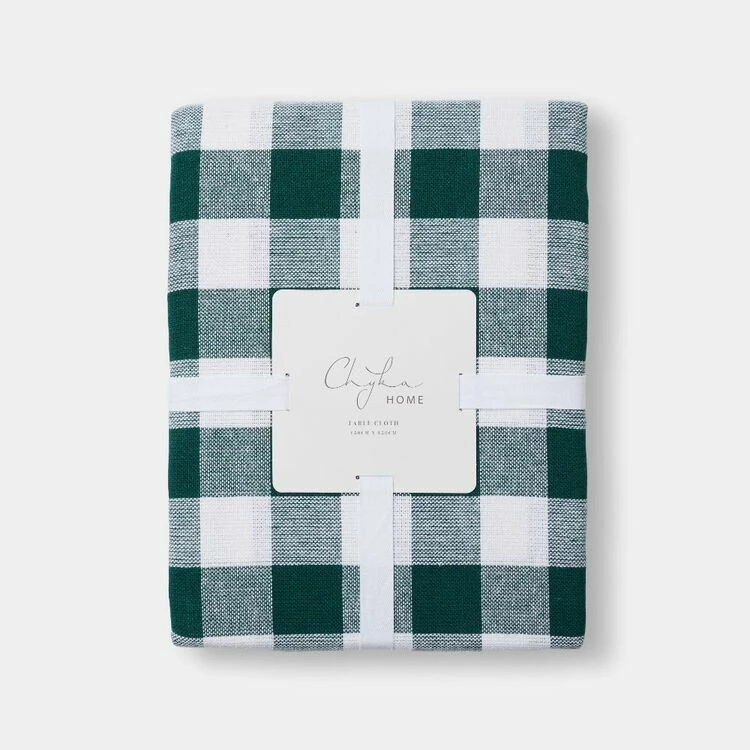 Chyka Home Gingham Tablecloth 150x250cm 1 Chyka Home Gingham Tablecloth 150x250cm