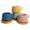 Coffee Culture Matte Colour 90mL Espresso Cups With Coasters