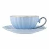 Ashdene Ladelle Parisienne Amour Blue Bell Cup & Saucer