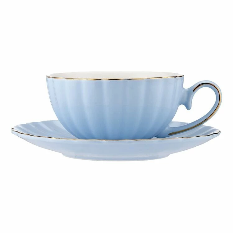 Ashdene Ladelle Parisienne Amour Blue Bell Cup & Saucer 1 Ashdene Ladelle Parisienne Amour Blue Bell Cup & Saucer