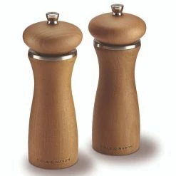 Cole & Mason Sherwood Beechwood Salt And Pepper Mill Gift Set