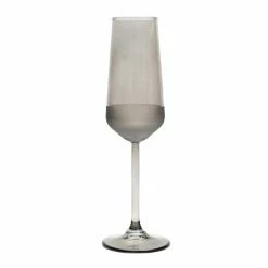 Art Craft Matte 4 Piece Champagne Flute Set 195mL Smoke