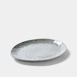 St Clare Round Plate 35x30cm Reactive Grey