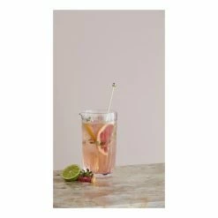 Davis & Waddell Taste Opaline Mixing Jug With Stirrer Pink/Gold 500mL
