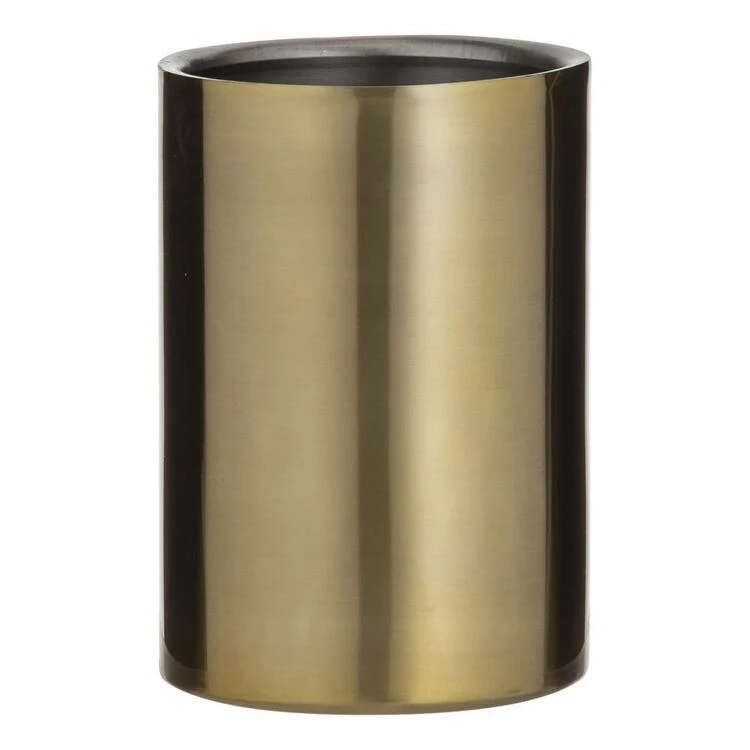 Amalfi Harlequin Wine Cooler Gold 12x12x18cm 1 Amalfi Harlequin Wine Cooler Gold 12x12x18cm