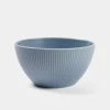 Soren Ribbed Cereal Bowl 15cm Blue