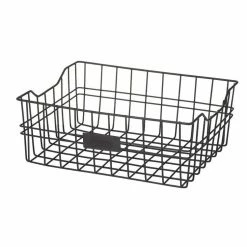 Academy Orwell Rectangular Basket Black 31x25x13.5cm