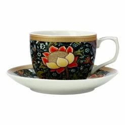 Casa Domani William Morris Cup & Saucer 240mL Cray Gift Boxed