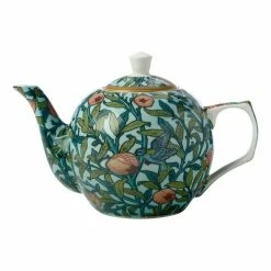 Casa Domani William Morris Teapot 750mL Bird & Pomegranates Gift Boxed