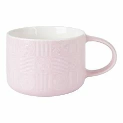 Maxwell & Williams Crest 500ml Jumbo Mug Pink